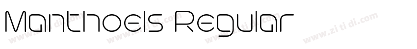 Manthoels Regular字体转换